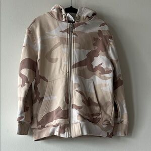 Givenchy Beige and White Camouflage Jacket